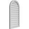Ekena Millwork Round Top Surface Mount PVC Gable Vent w/ 2"W x 1-1/2"P Brickmould Frame, 20"W x 38"H GVPRT20X3802SN - alternate 5